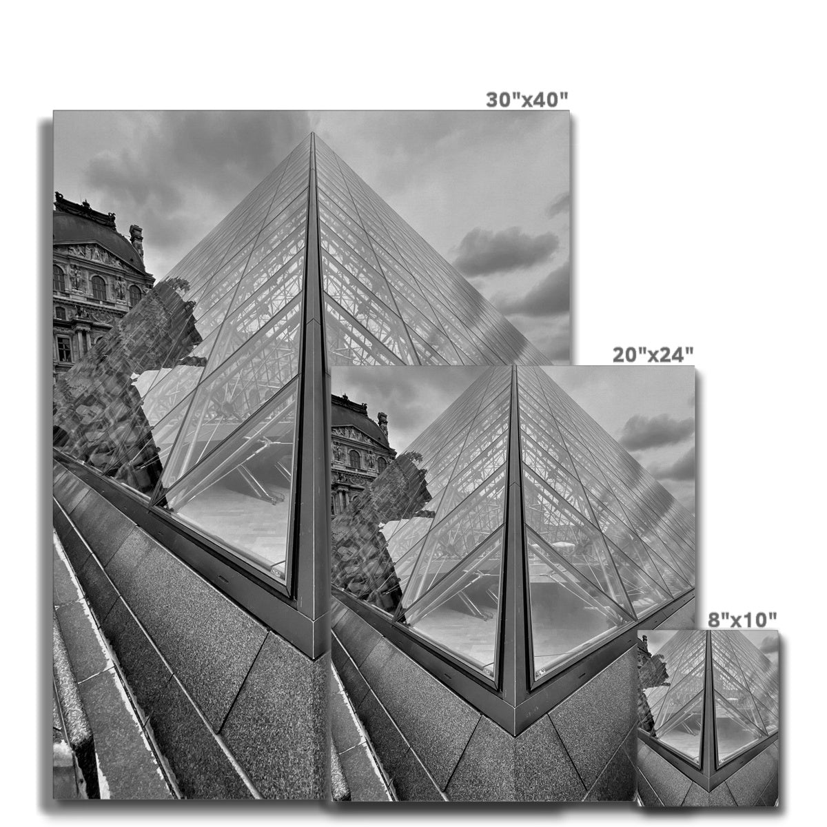 Architecture: Louvre, Paris, France Canvas