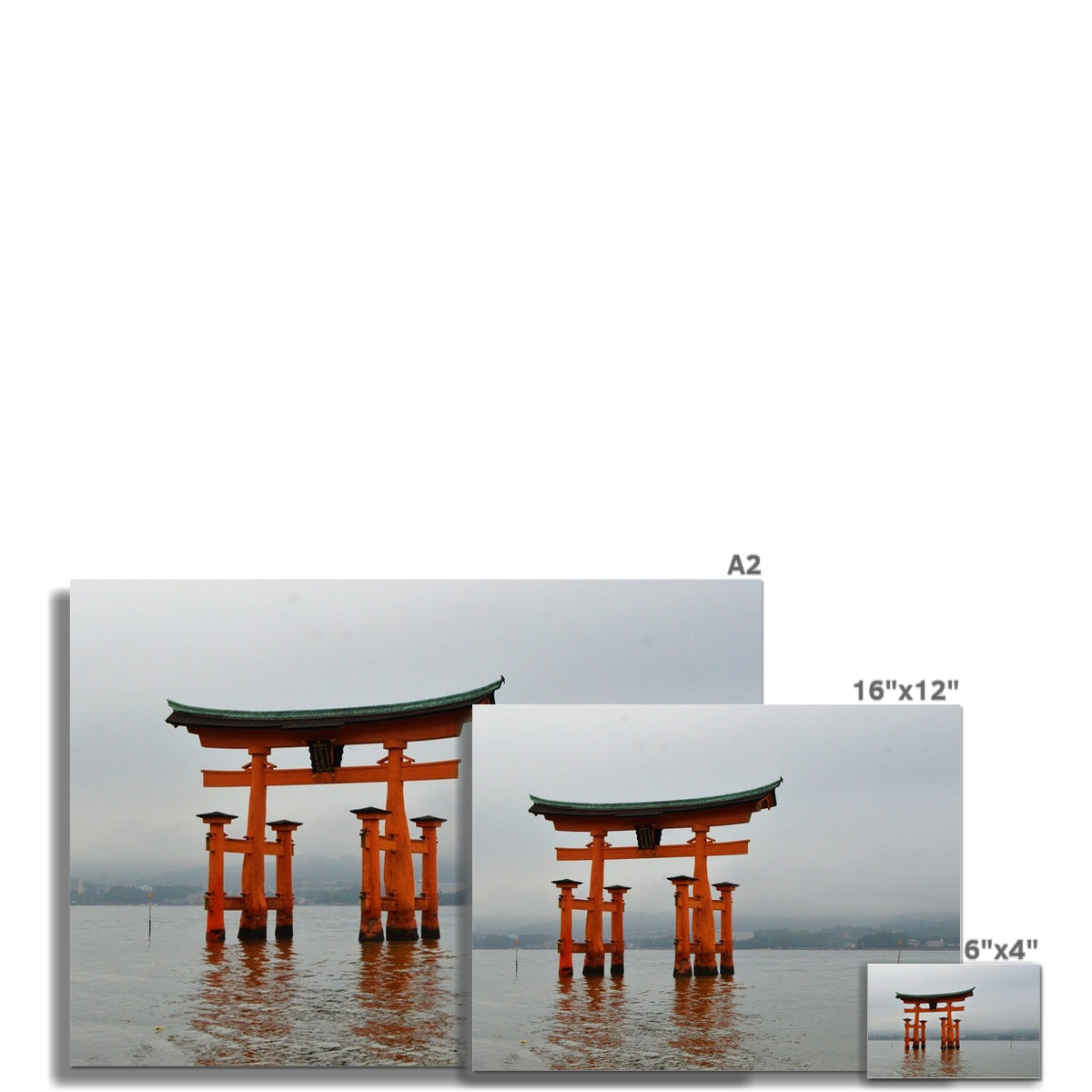 Architecture: Miyajima Gate, Japan Photo Art Print