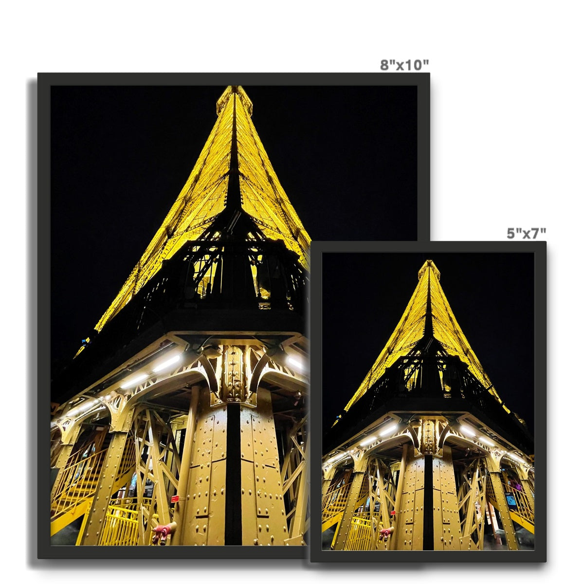 Architecture: Eiffel Tower, Paris, France Framed Photo Tile