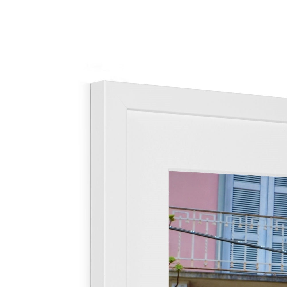 Streets: Como, Italy Framed & Mounted Print