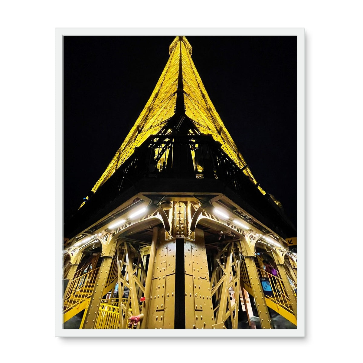Architecture: Eiffel Tower, Paris, France Framed Photo Tile