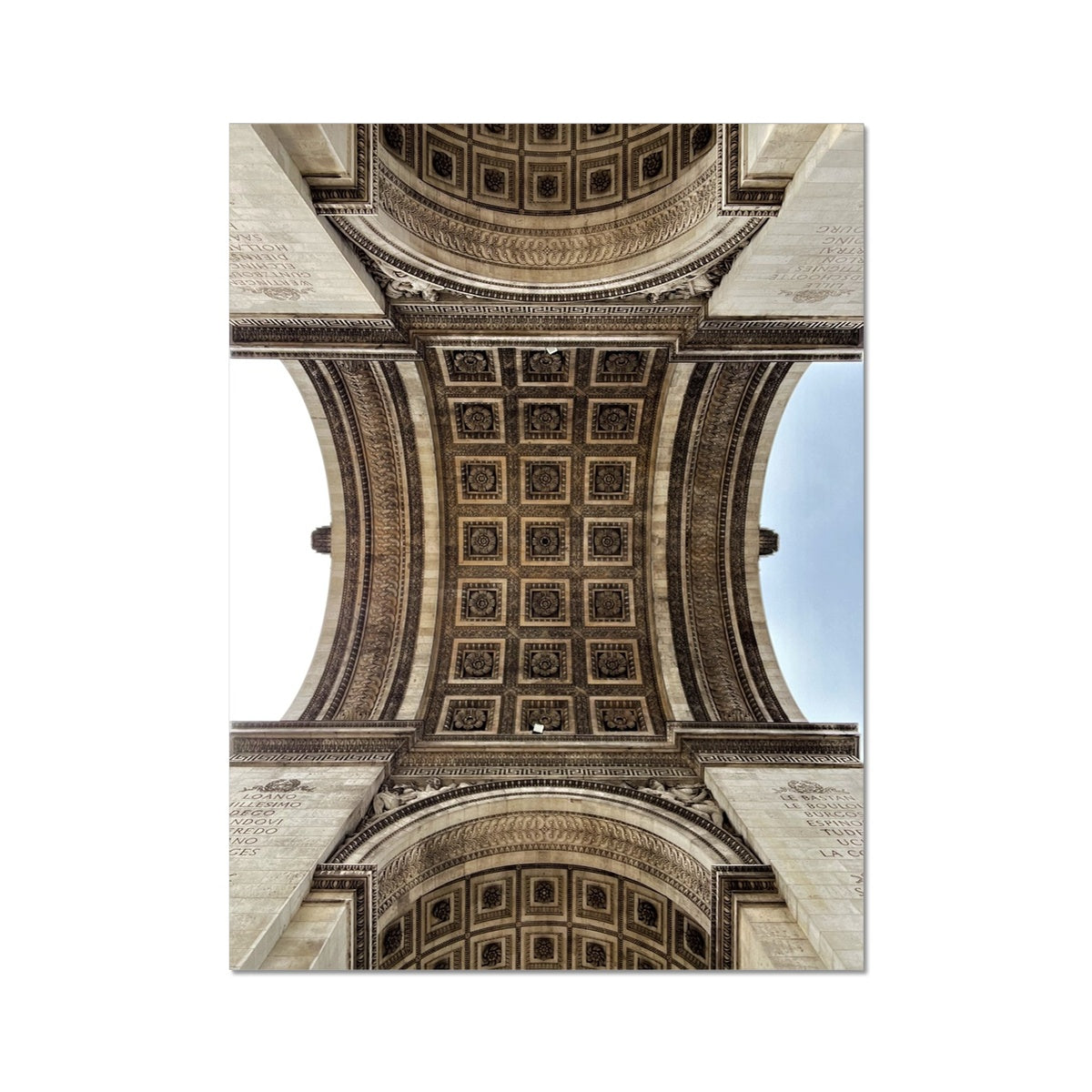 Architecture: Arc du Triomphe, Paris, France Hahnemühle German Etching Print