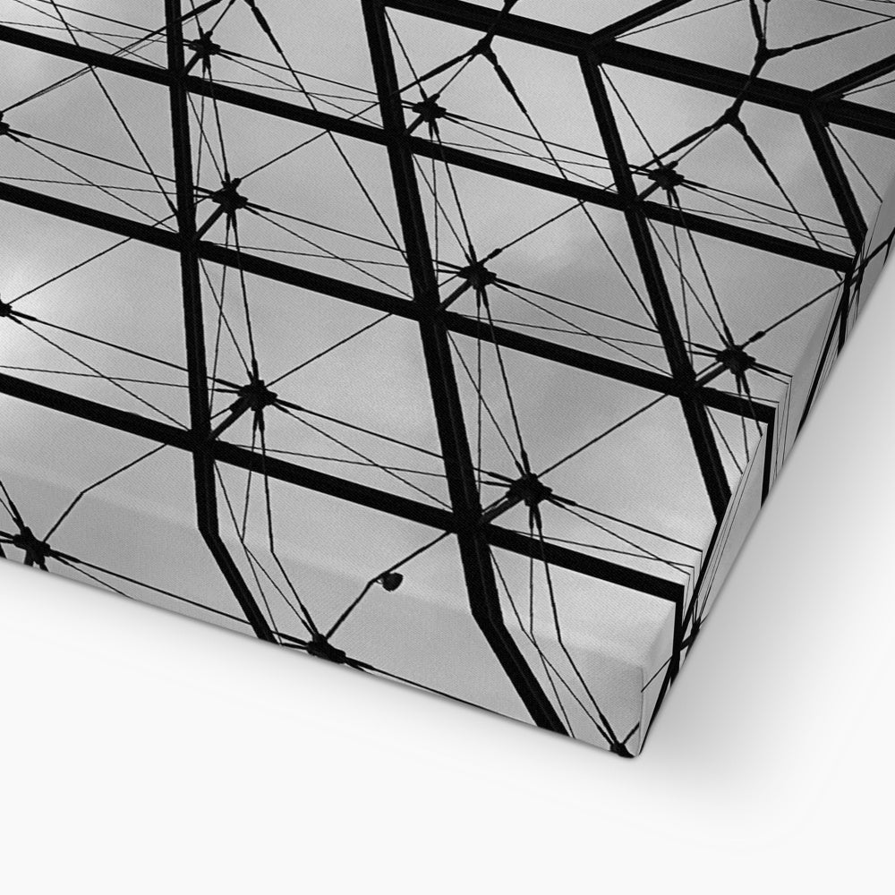 Architecture: The Louvre, Paris, France Canvas