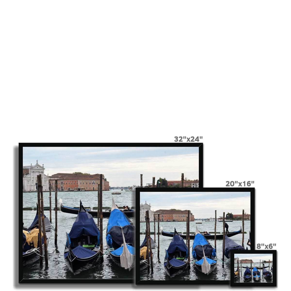 Streets: Venice, Italy Budget Framed Poster