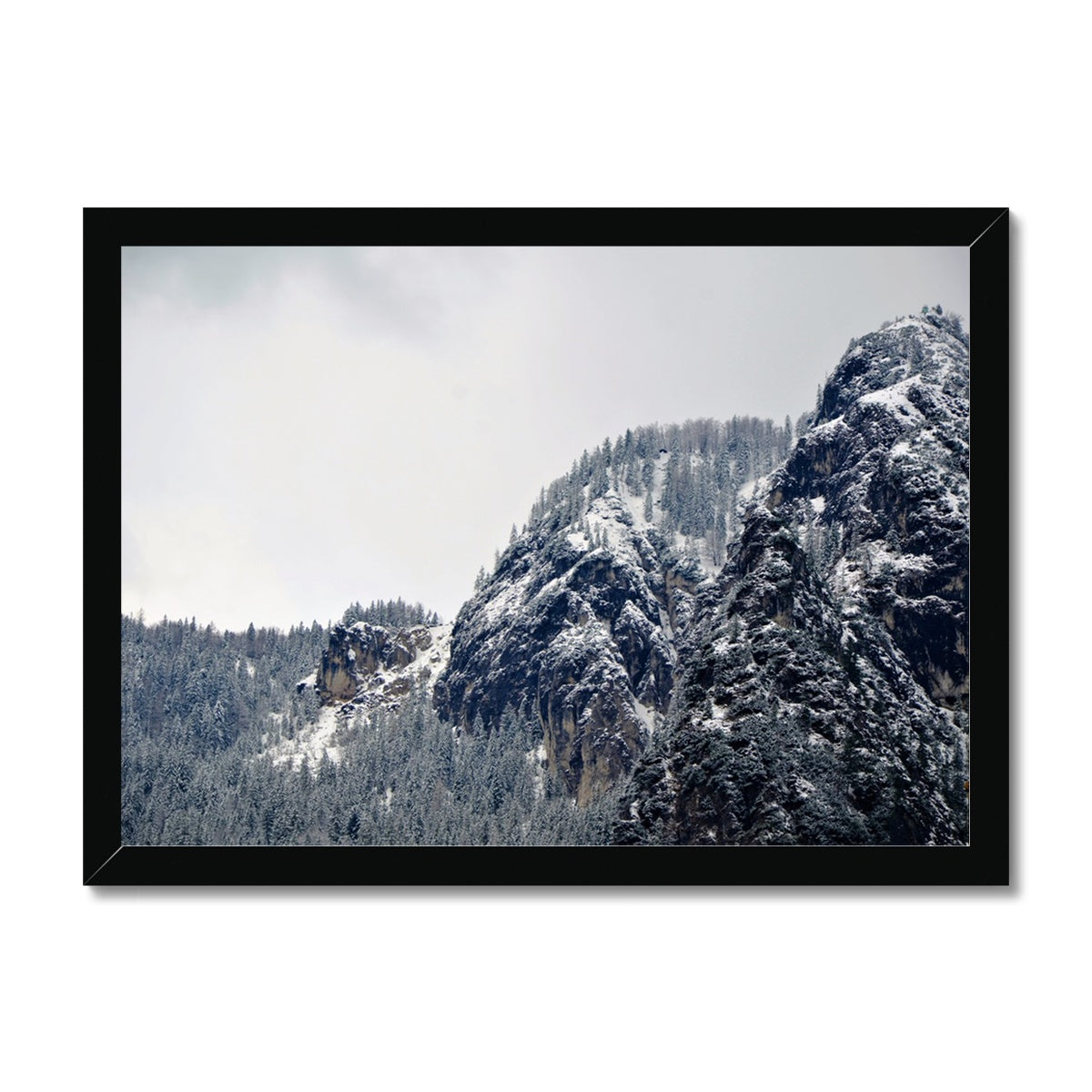 Mountain Landscape: Alps, Italy Framed Print