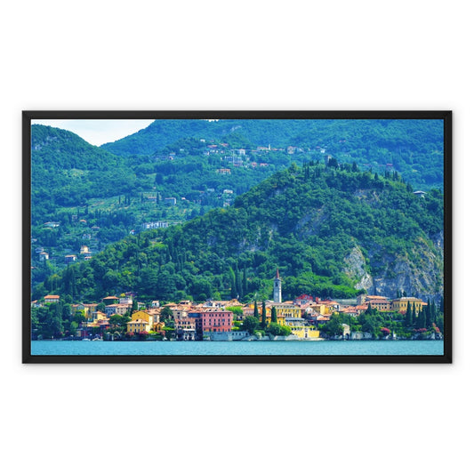 Landscape: Lake Como, Italy Framed Canvas