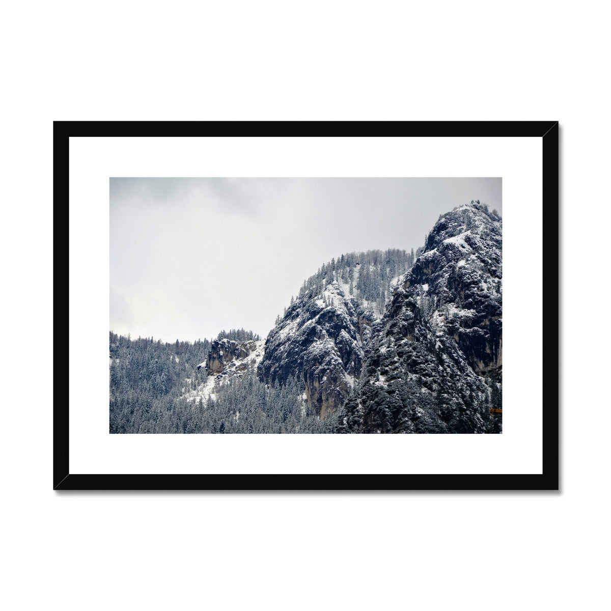 Mountain Landscape: Alps, Italy Framed & Mounted Print