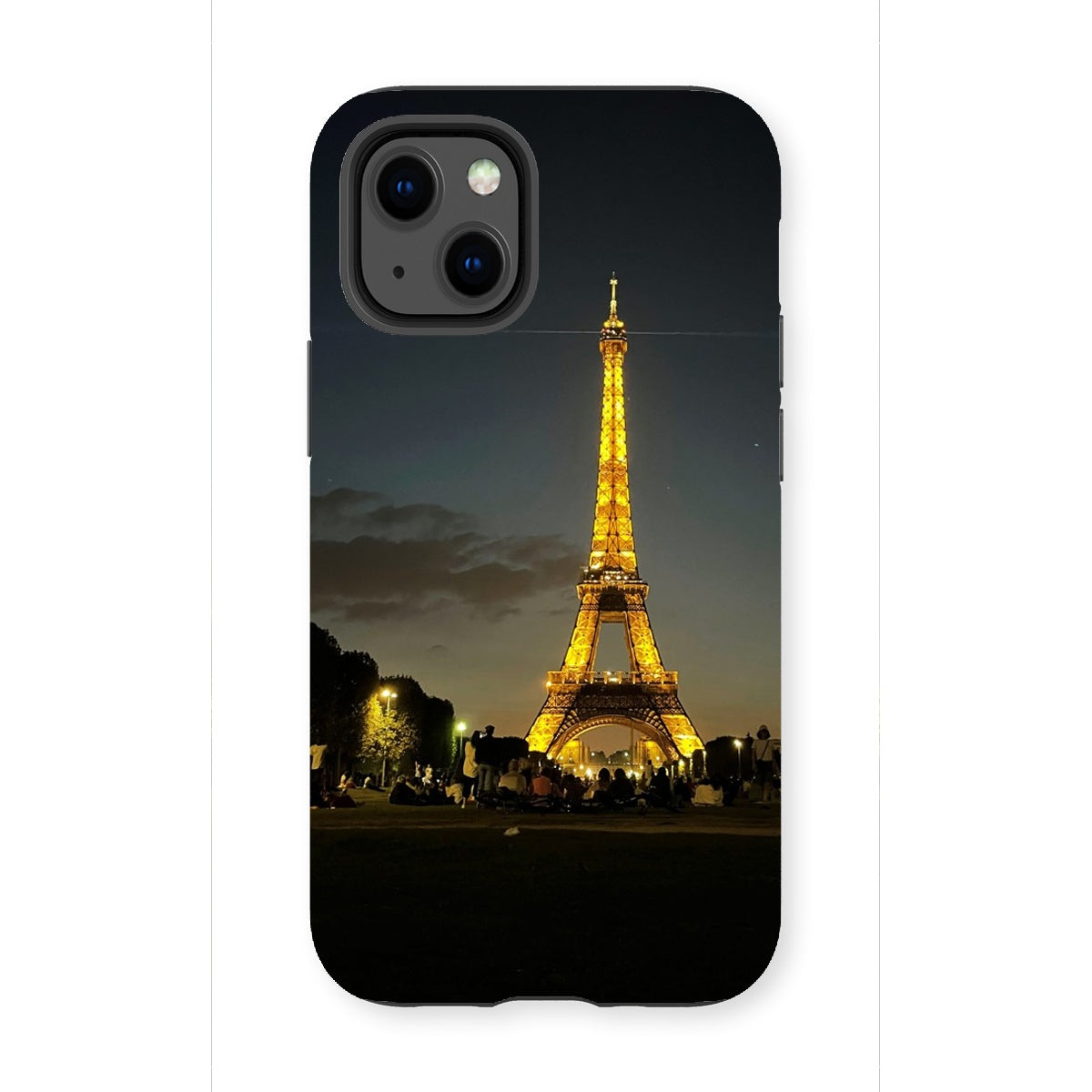 Architecture: Effiel Tower by Night, Paris, France Tough Phone Case