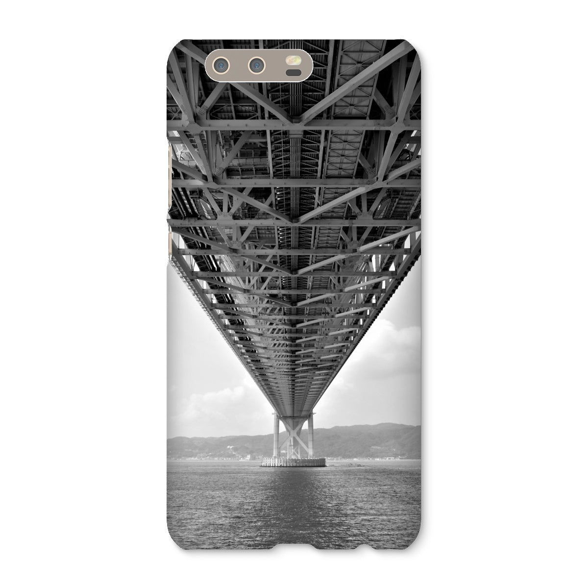 Engineering: Bridge Perspective, B&W Snap Phone Case