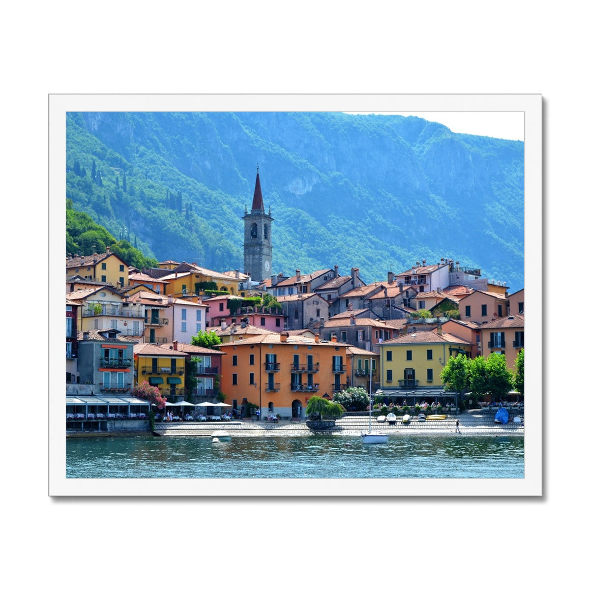 Streets: Lake Como, Italy Framed Print