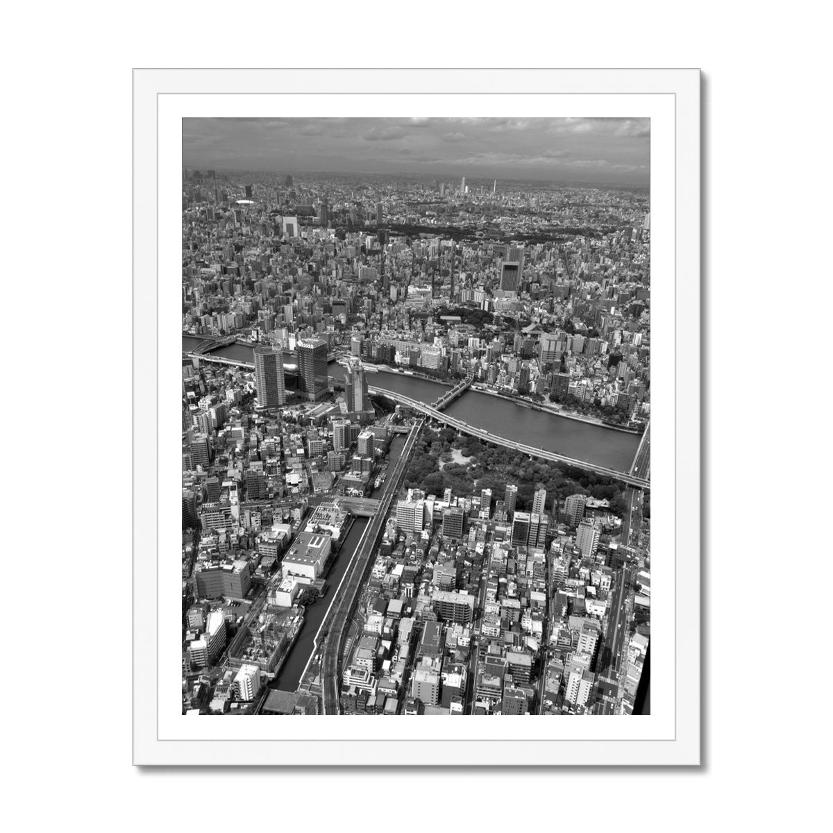 Tokyo City, Japan Framed Print