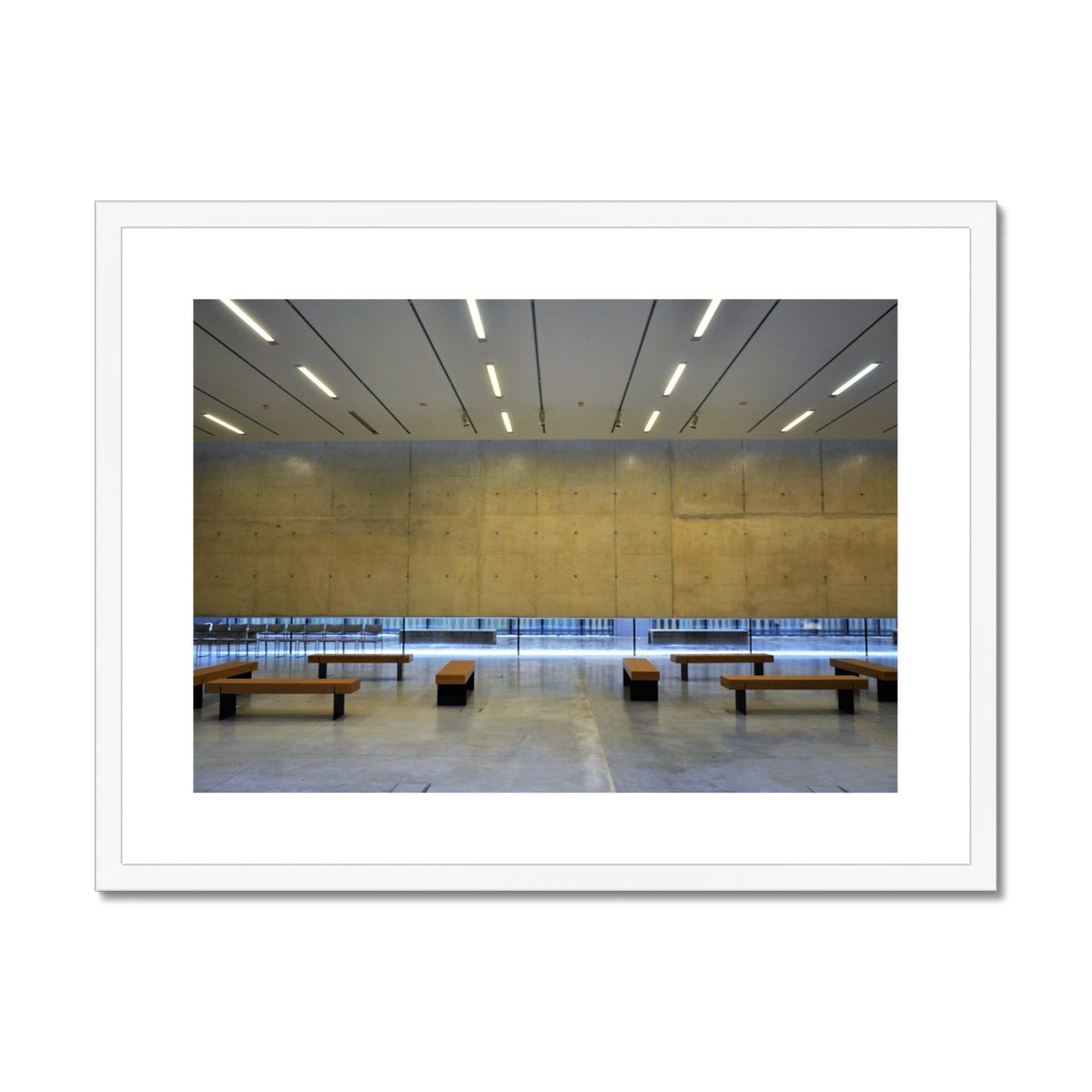 Architecture: Floating Structure (Warm) Framed & Mounted Print