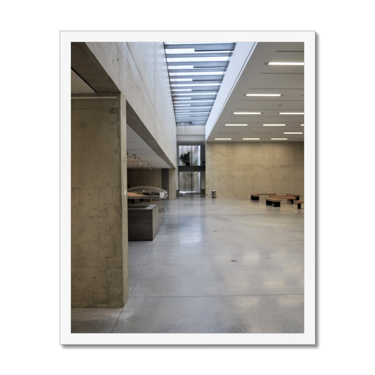 Architecture: Linear Space Framed Print