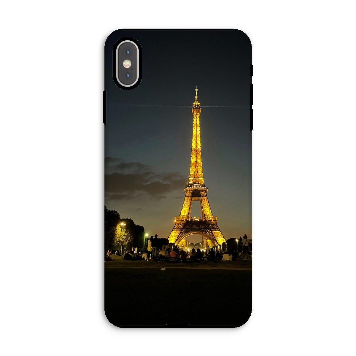 Architecture: Effiel Tower by Night, Paris, France Tough Phone Case