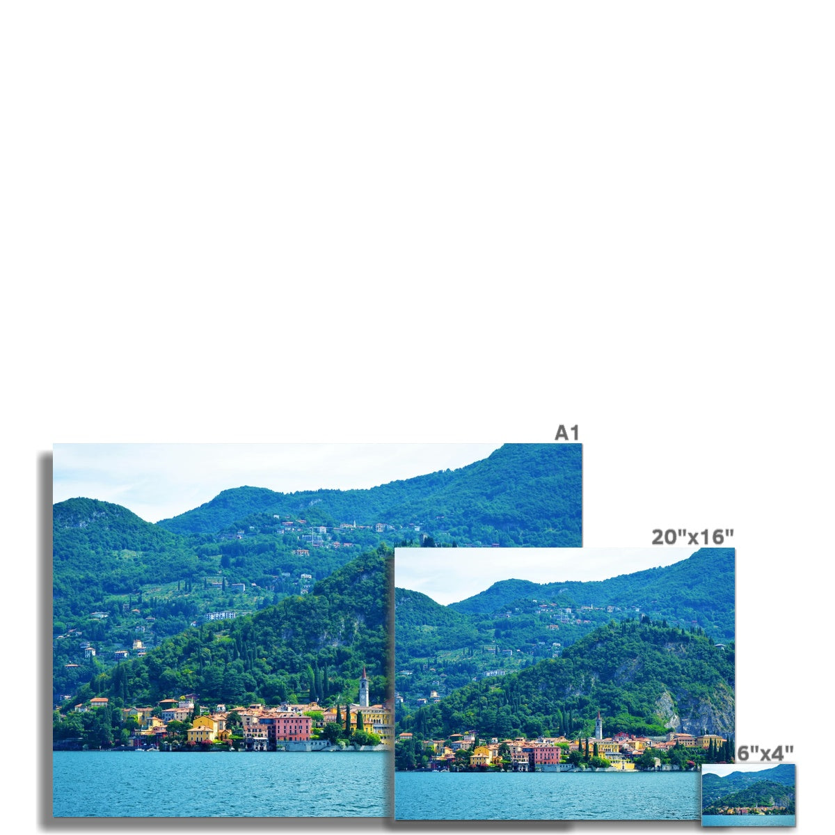 Landscape: Lake Como, Italy Photo Art Print