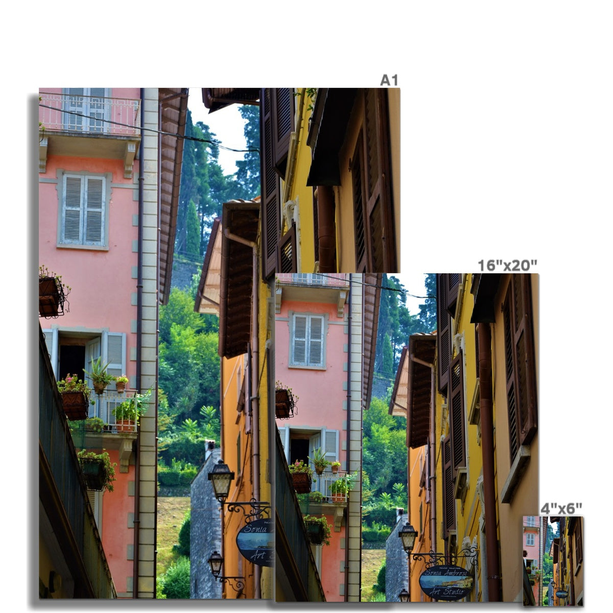 Streets: Como, Italy Fine Art Print