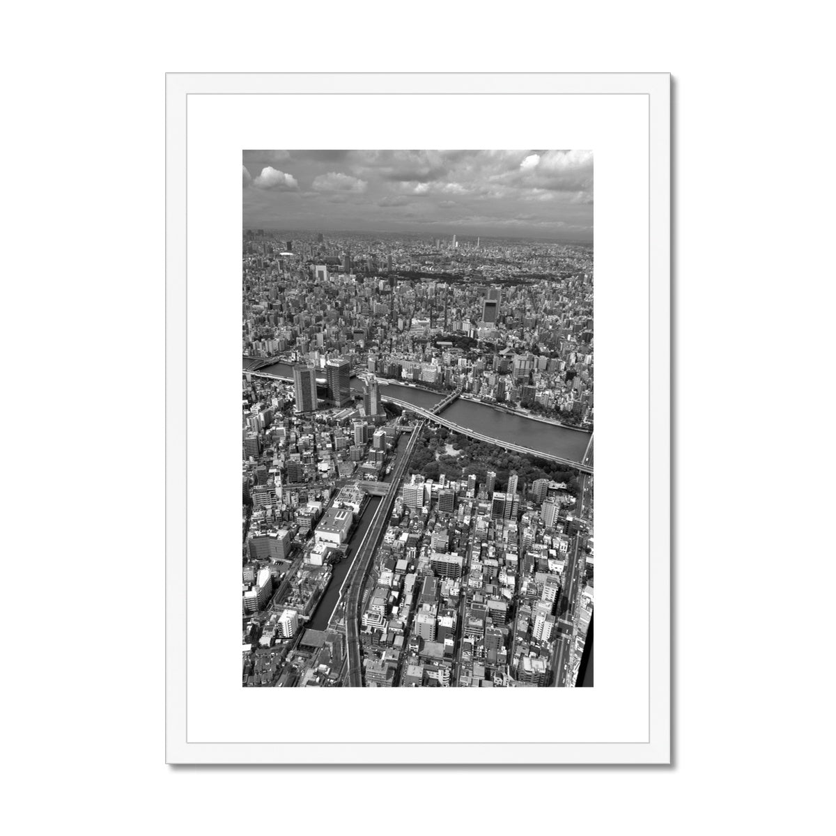 Tokyo City, Japan Framed & Mounted Print