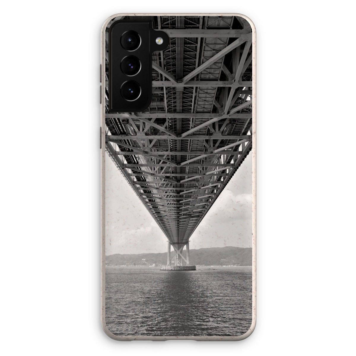 Engineering: Bridge Perspective, B&W Eco Phone Case