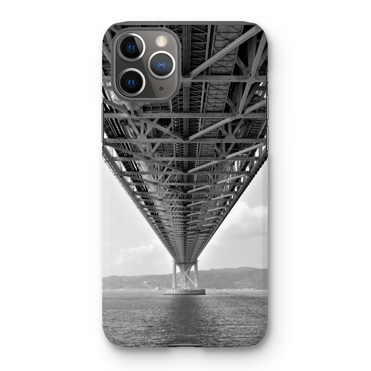 Engineering: Bridge Perspective, B&W Snap Phone Case