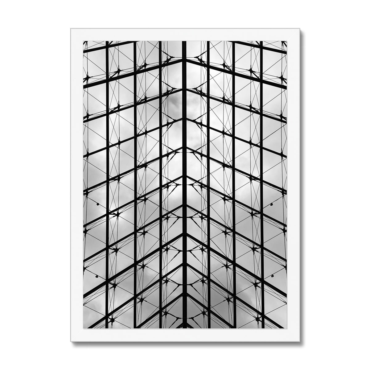 Architecture: The Louvre, Paris, France Framed Print