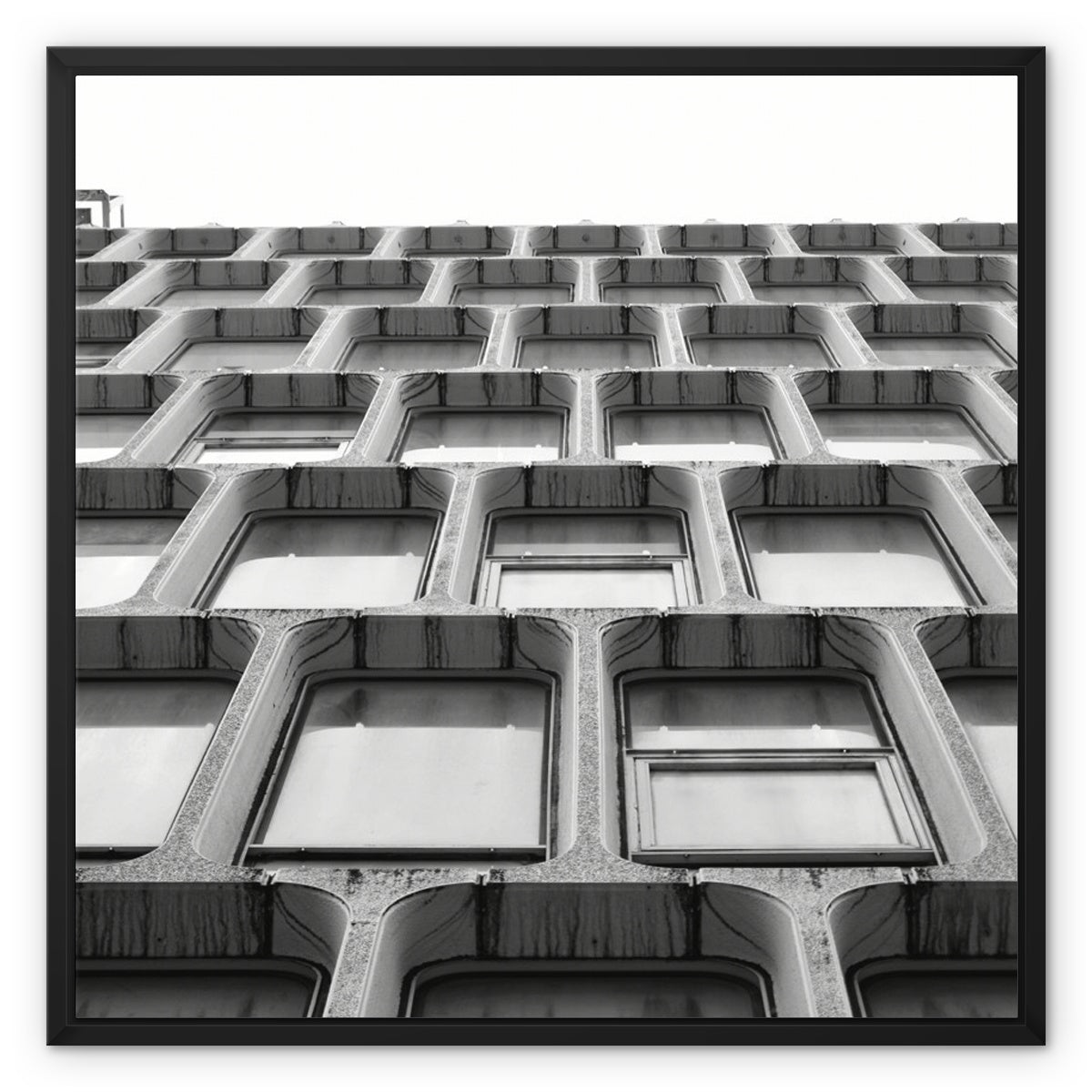 Architecture: Facade Framed Canvas