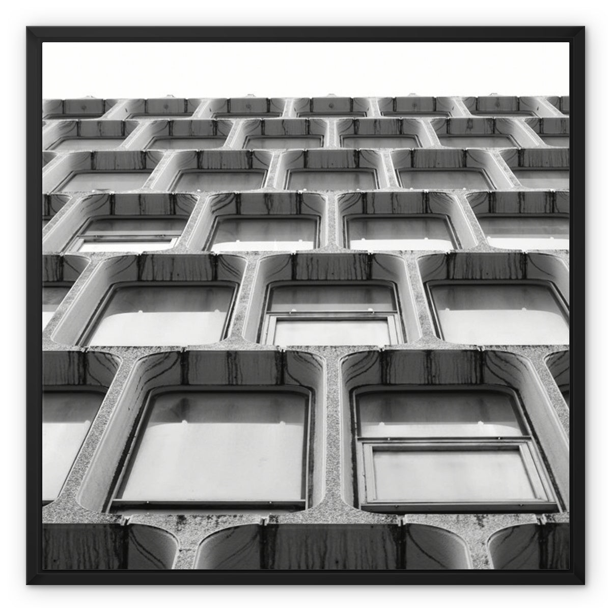 Architecture: Facade Framed Canvas