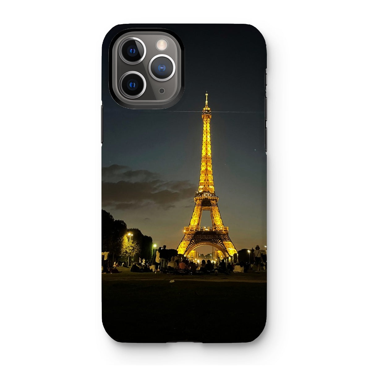 Architecture: Effiel Tower by Night, Paris, France Tough Phone Case