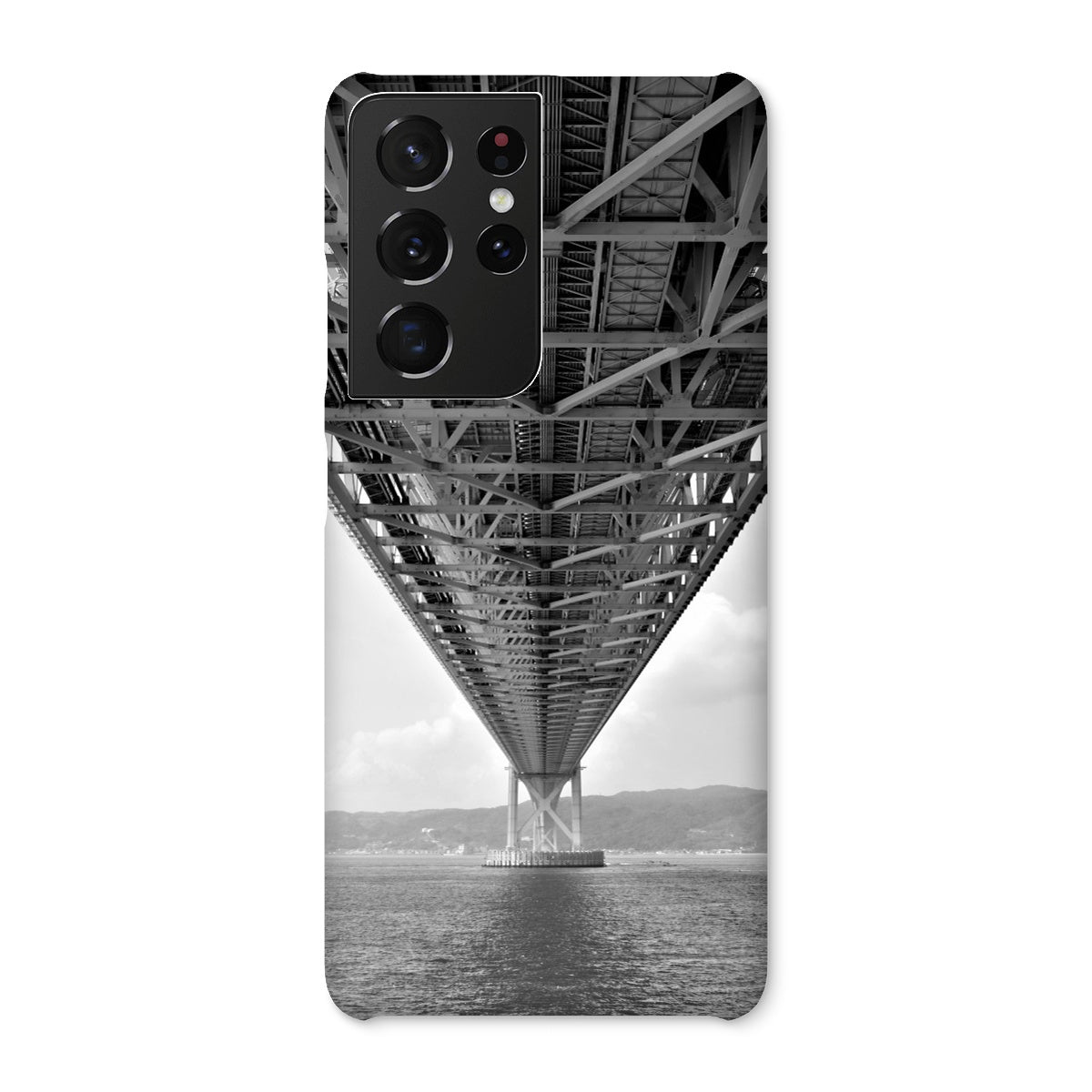 Engineering: Bridge Perspective, B&W Snap Phone Case