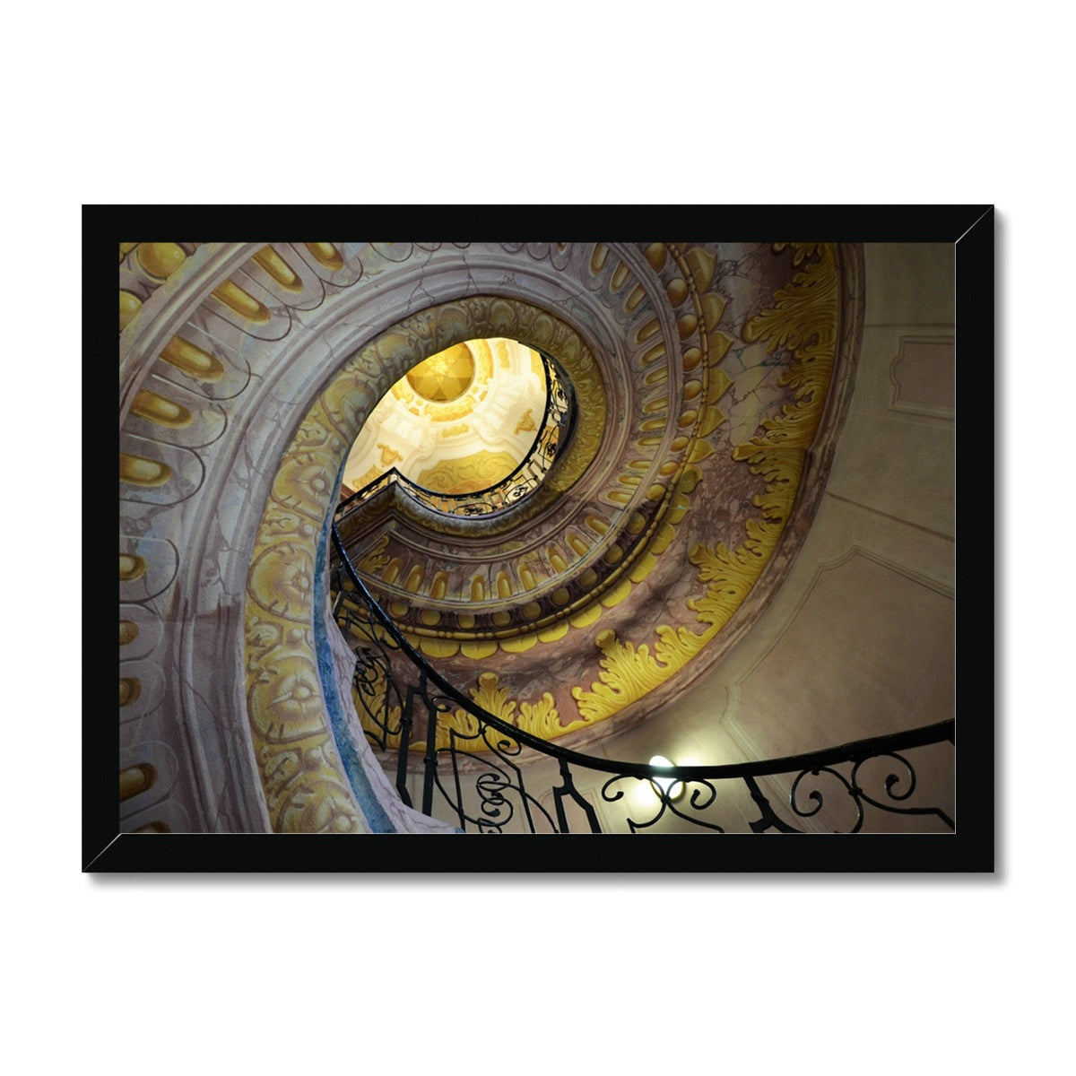 Architecture: Decorative Staircase Framed Print