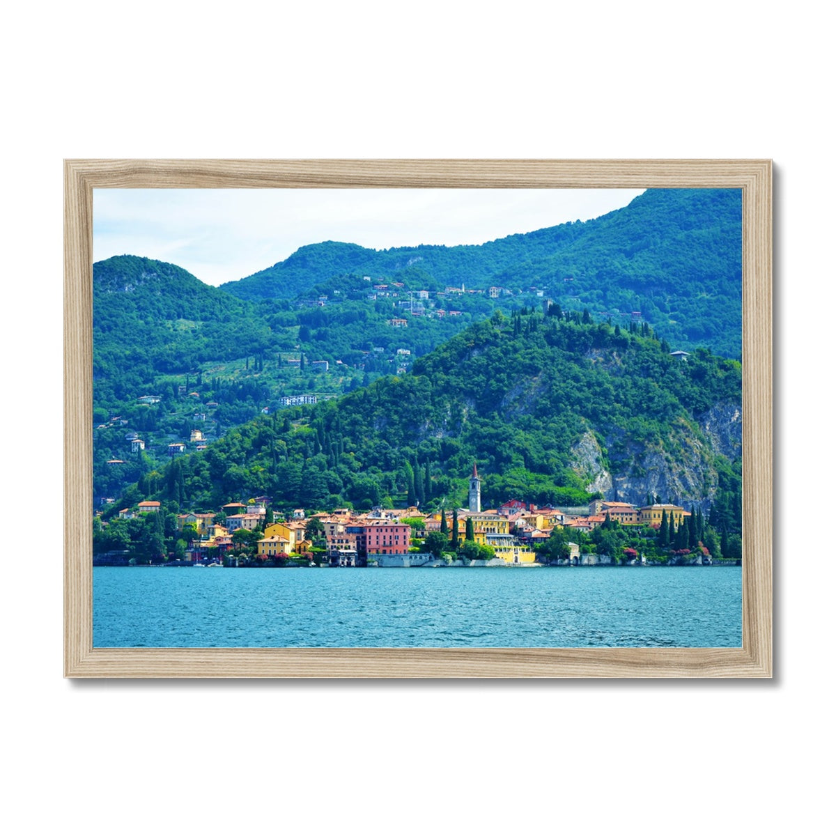 Landscape: Lake Como, Italy Framed Print