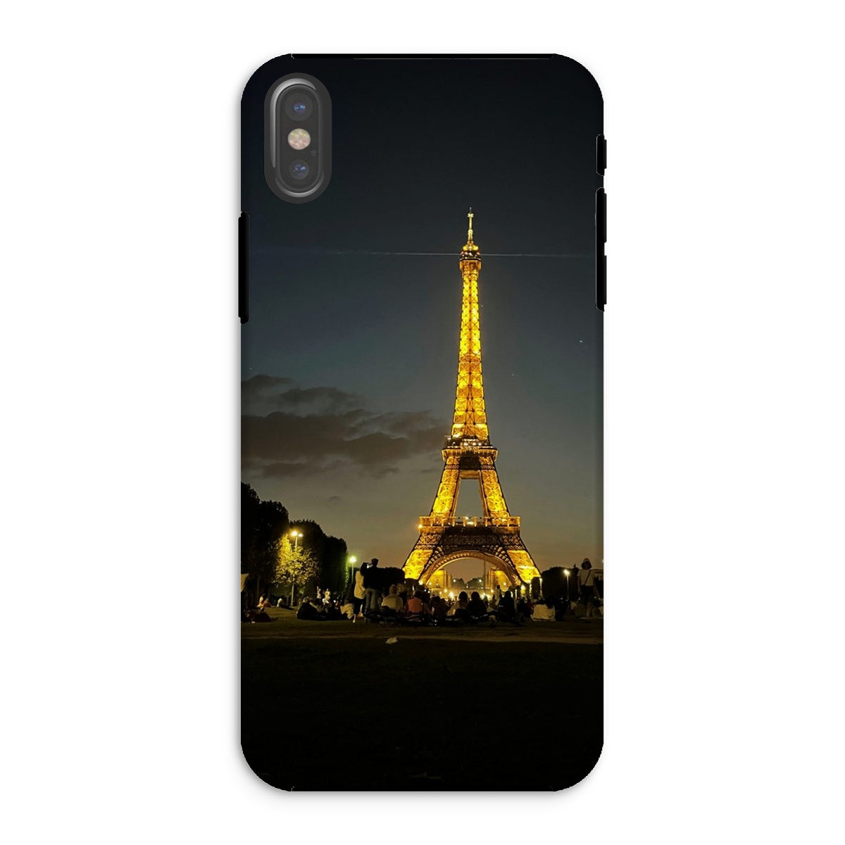 Architecture: Effiel Tower by Night, Paris, France Tough Phone Case