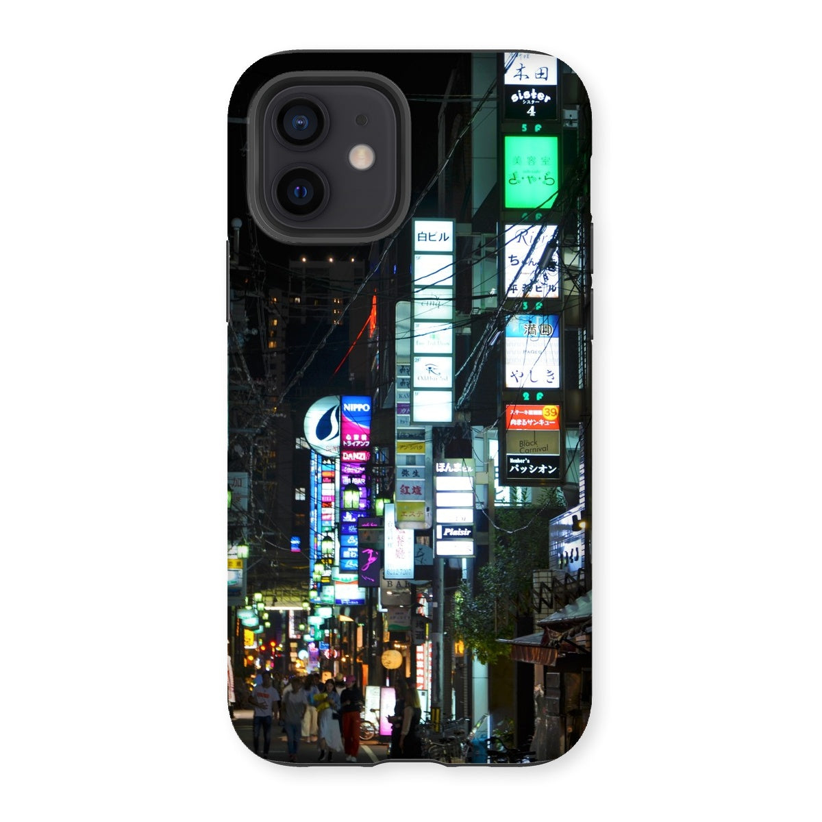 Streets: Neon Lights, Japan Tough Phone Case