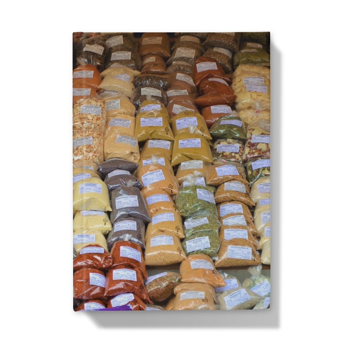 Food: Assortment of Spices Hardback Journal