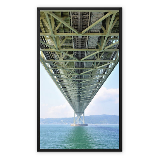 Engineering: Bridge Perspective Framed Canvas