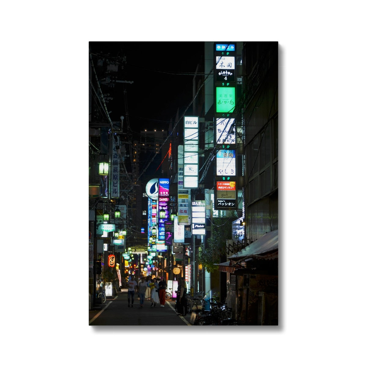 Streets: Neon Lights, Japan Eco Canvas