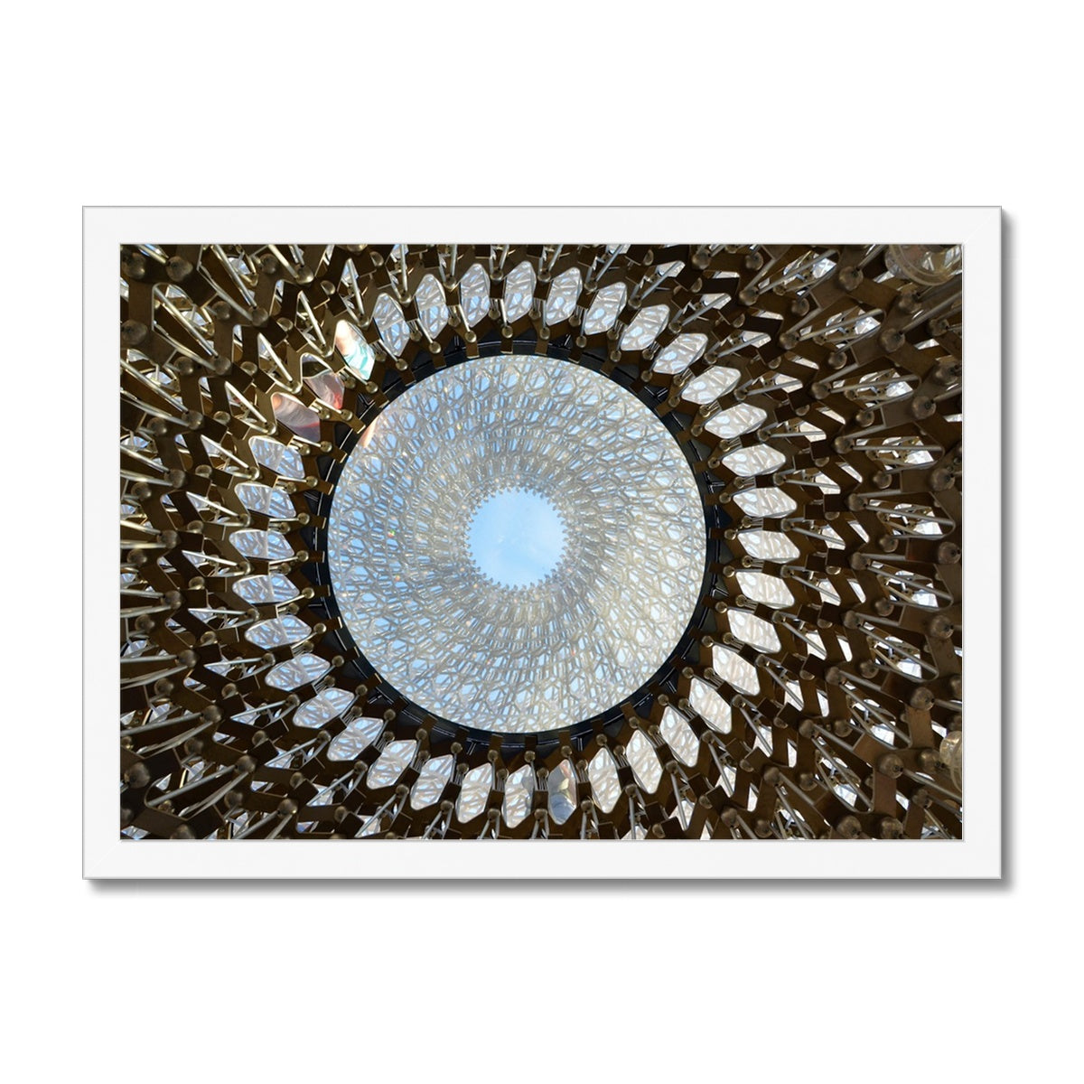 Abstract Photo: Sphere Framed Print