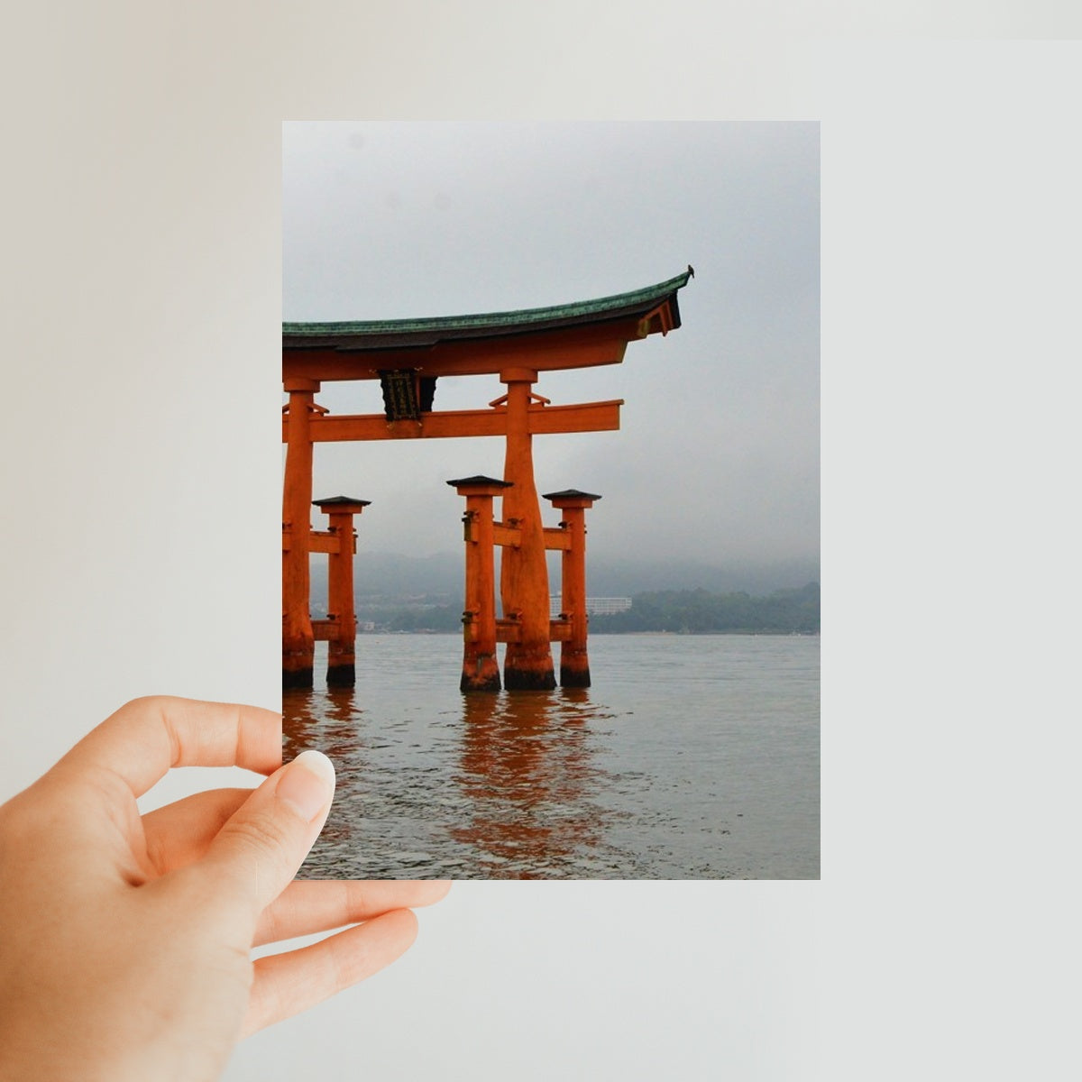 Architecture: Miyajima Gate, Japan Classic Postcard