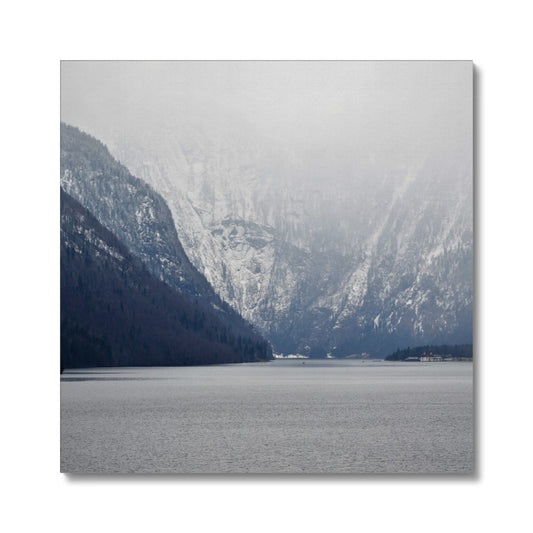 Mountain Lake Landscape Canvas