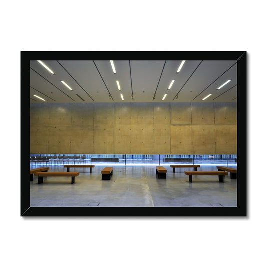 Architecture: Floating Structure (Warm) Framed Print