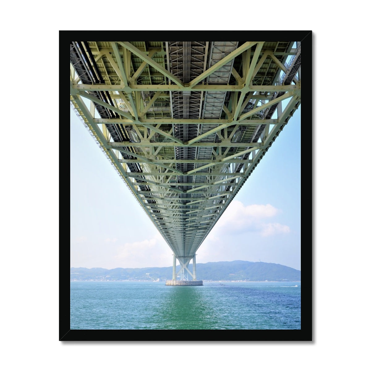 Engineering: Bridge Perspective Framed Print