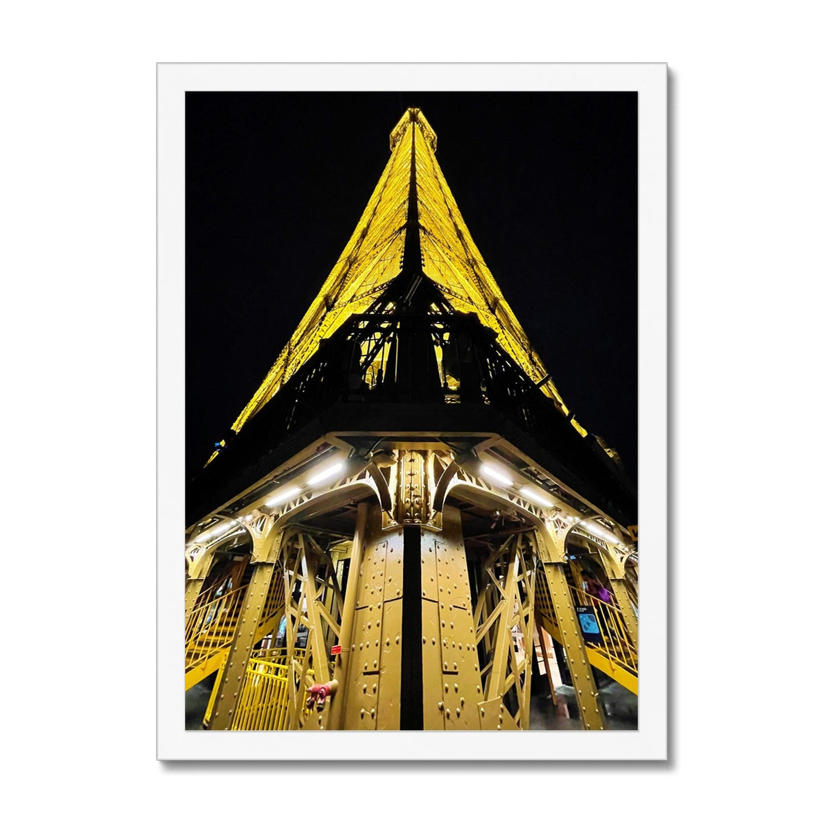 Architecture: Eiffel Tower, Paris, France Framed Print