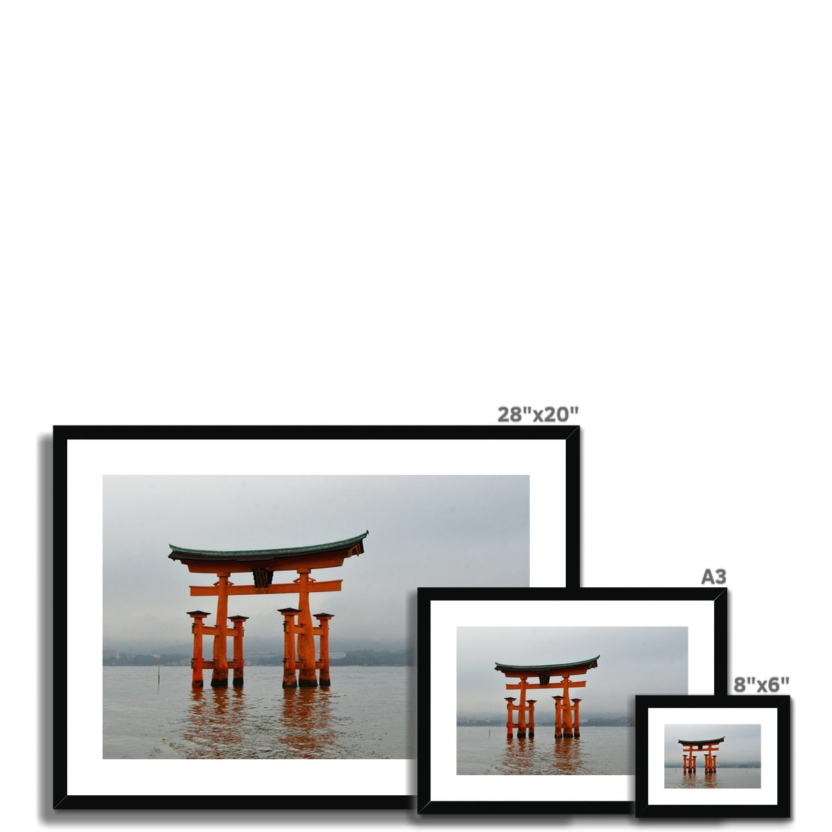 Architecture: Miyajima Gate, Japan Framed & Mounted Print