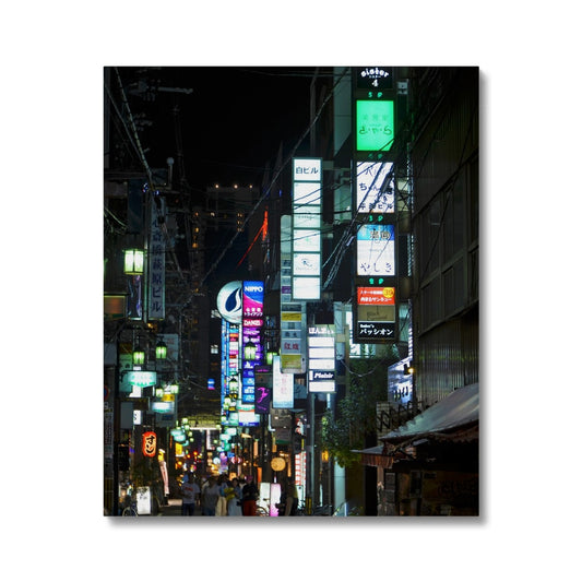 Streets: Neon Lights, Japan Canvas