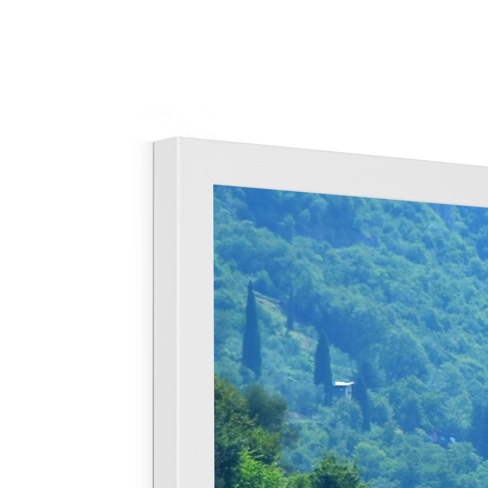 Streets: Lake Como, Italy Framed Print