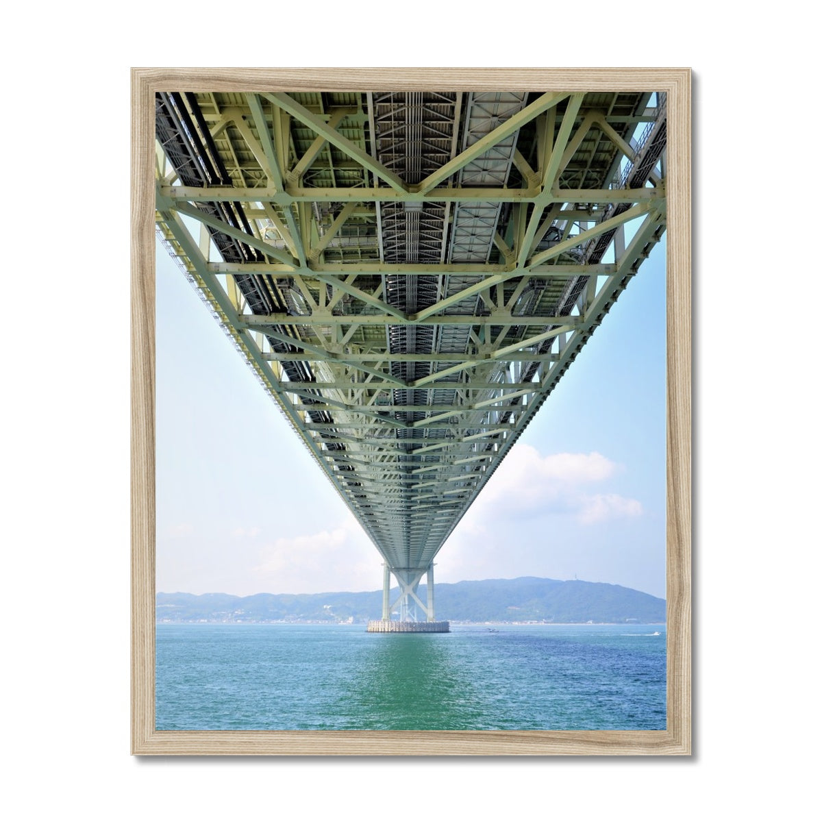 Engineering: Bridge Perspective Budget Framed Poster