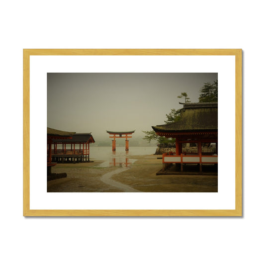 Landscape: Miyajima, Japan Antique Framed & Mounted Print