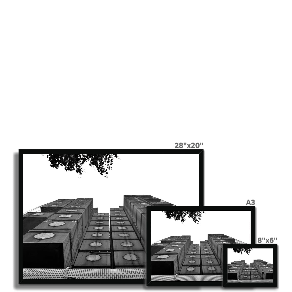 Architecture: Capsule Hotel Framed Print