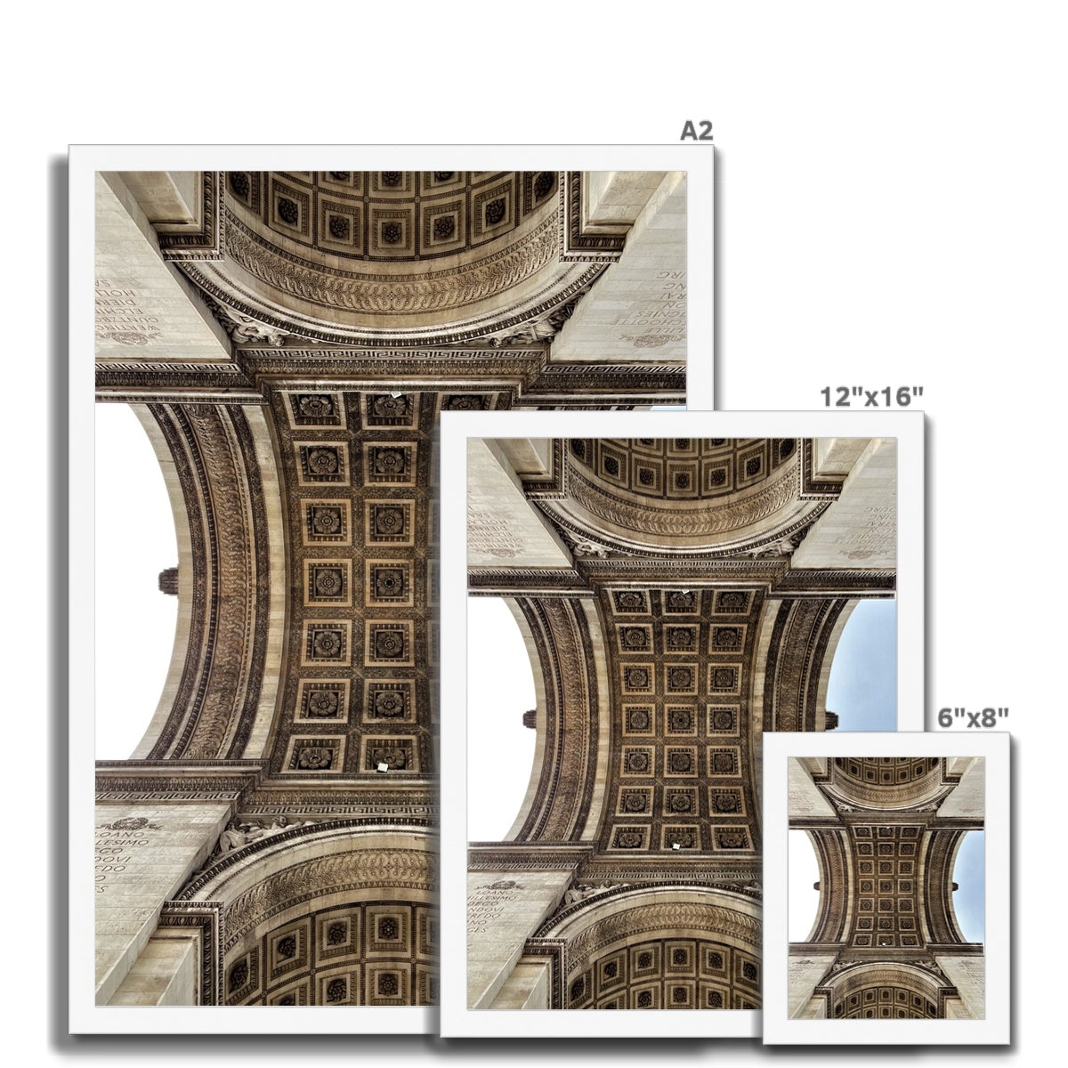 Architecture: Arc du Triomphe, Paris, France Framed Print