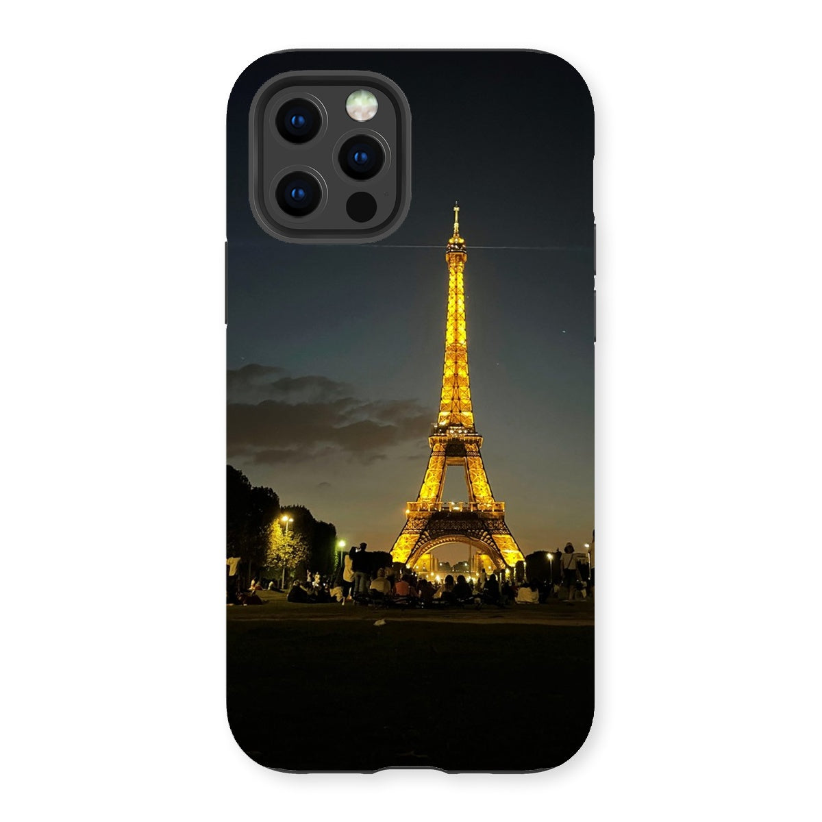 Architecture: Effiel Tower by Night, Paris, France Tough Phone Case