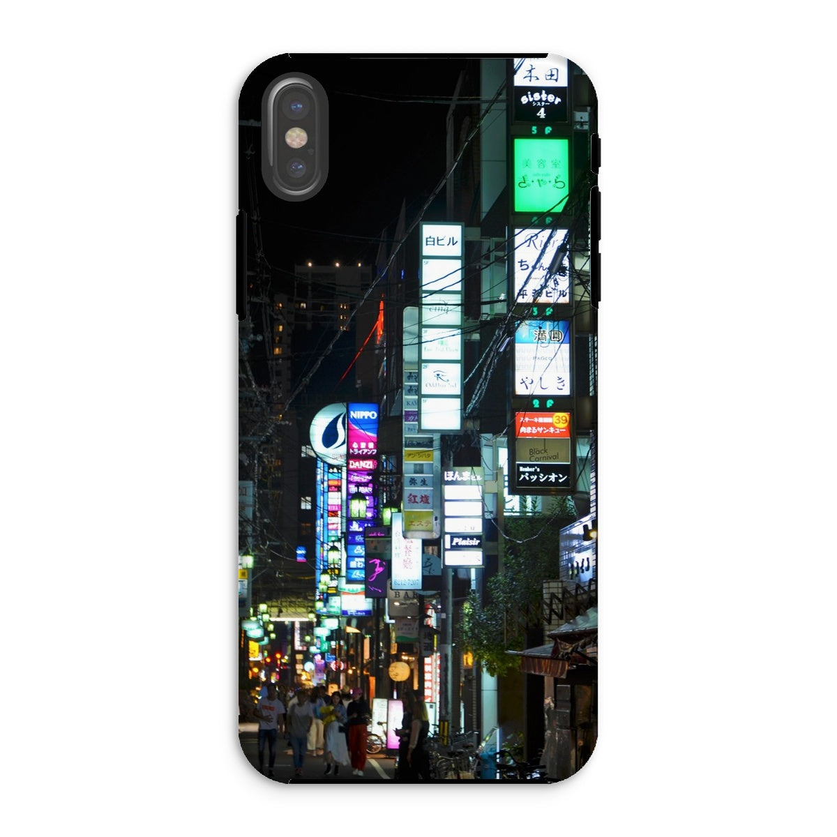 Streets: Neon Lights, Japan Tough Phone Case